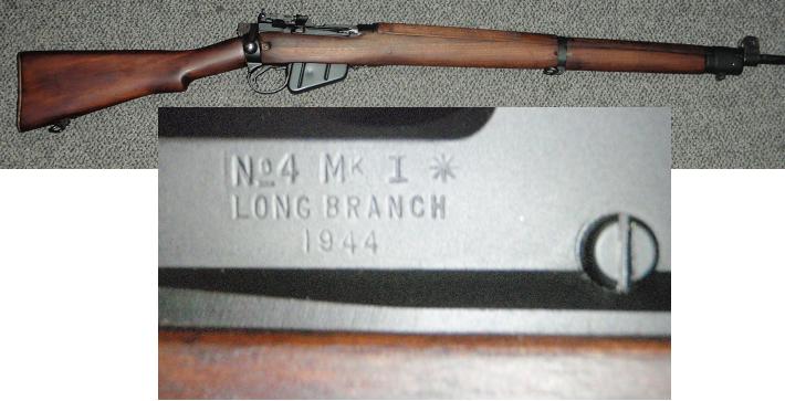 Long Branch Surplus Lee Enfield No.4 MK. 1* 1944 Mismatch Rifle