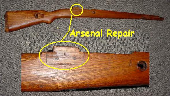 Stock, Yugo M48 Mauser, No Metal , Small Repair