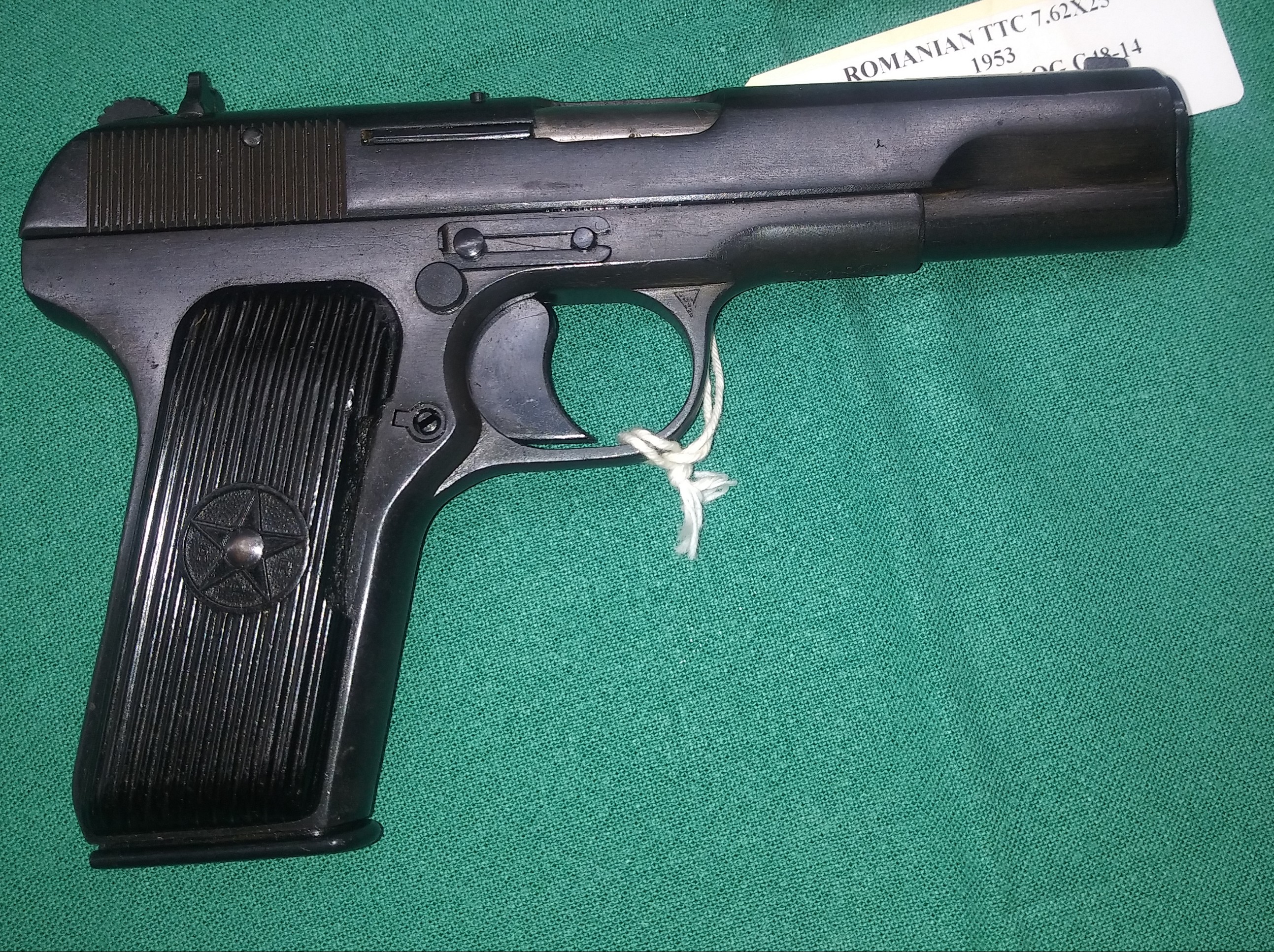 ROMANIAN TTC TOKAREV PISTOL 1953 7.62X25 - $429.00 : Buymilsurp.com ...